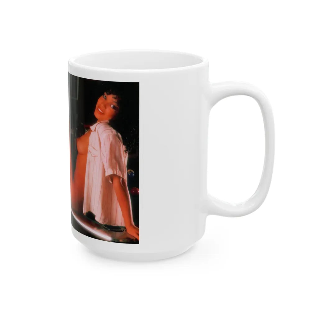 Ola Ray #92 (Vintage Female Icon) White Coffee Mug-Go Mug Yourself