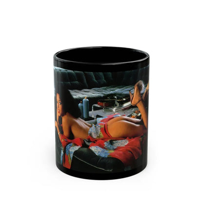 Ola Ray #93 (Vintage Female Icon) Black Coffee Mug-11oz-Go Mug Yourself