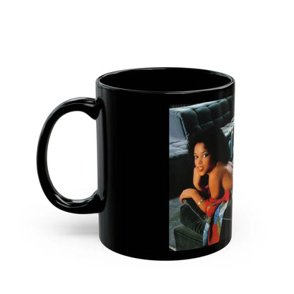 Ola Ray #93 (Vintage Female Icon) Black Coffee Mug-Go Mug Yourself