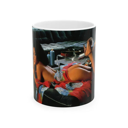 Ola Ray #93 (Vintage Female Icon) White Coffee Mug-11oz-Go Mug Yourself