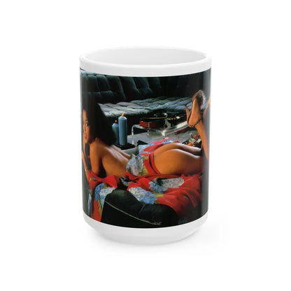 Ola Ray #93 (Vintage Female Icon) White Coffee Mug-15oz-Go Mug Yourself