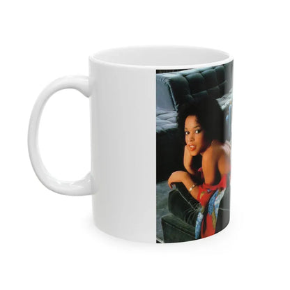 Ola Ray #93 (Vintage Female Icon) White Coffee Mug - Go Mug Yourself