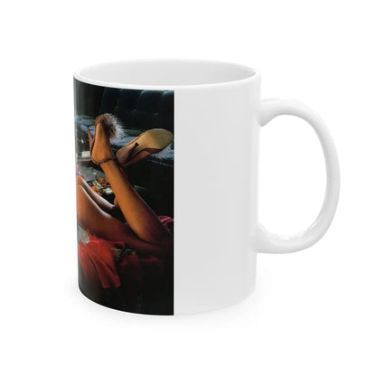 Ola Ray #93 (Vintage Female Icon) White Coffee Mug-Go Mug Yourself