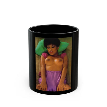 Ola Ray #94 (Vintage Female Icon) Black Coffee Mug-11oz-Go Mug Yourself