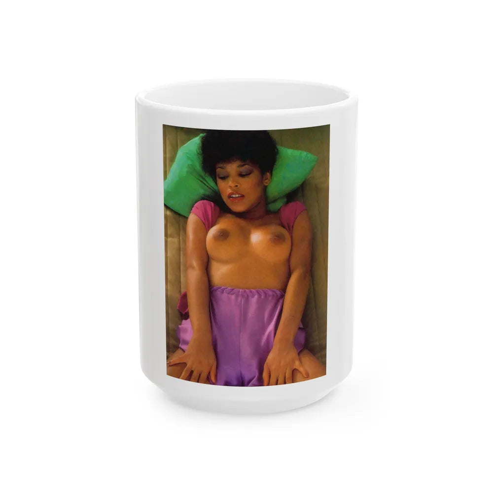 Ola Ray #94 (Vintage Female Icon) White Coffee Mug-15oz-Go Mug Yourself