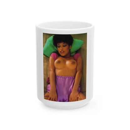 Ola Ray #94 (Vintage Female Icon) White Coffee Mug-15oz-Go Mug Yourself