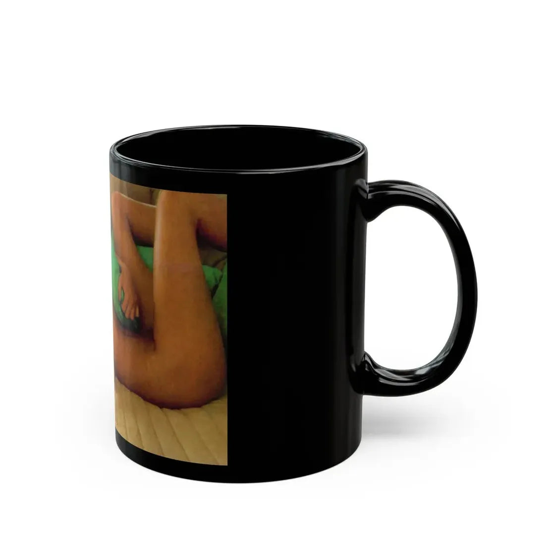 Ola Ray #95 (Vintage Female Icon) Black Coffee Mug - Go Mug Yourself