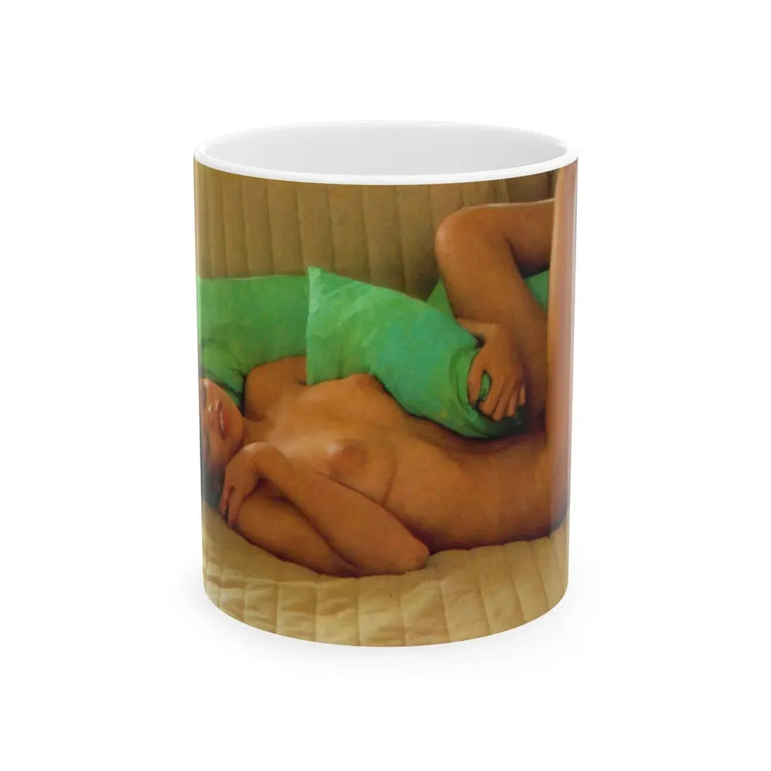 Ola Ray #95 (Vintage Female Icon) White Coffee Mug 11oz - Go Mug Yourself