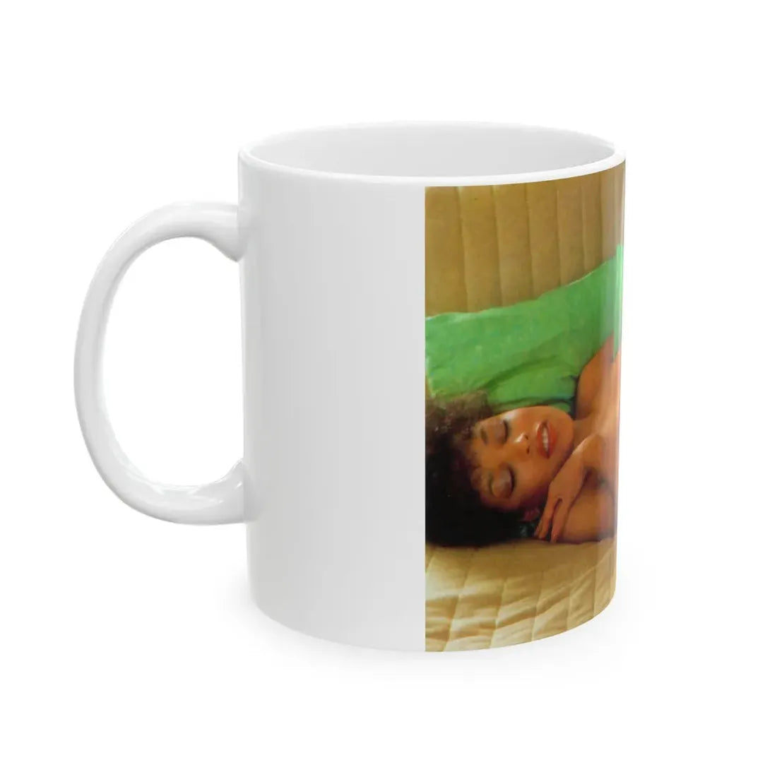 Ola Ray #95 (Vintage Female Icon) White Coffee Mug - Go Mug Yourself