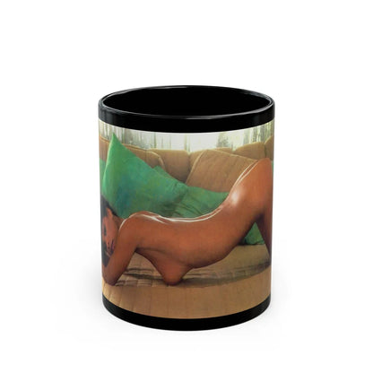 Ola Ray #96 (Vintage Female Icon) Black Coffee Mug-11oz-Go Mug Yourself