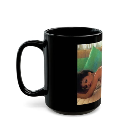 Ola Ray #96 (Vintage Female Icon) Black Coffee Mug-Go Mug Yourself