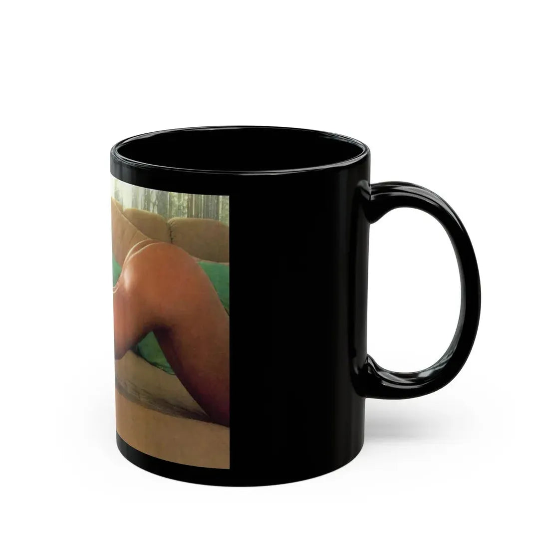 Ola Ray #96 (Vintage Female Icon) Black Coffee Mug - Go Mug Yourself