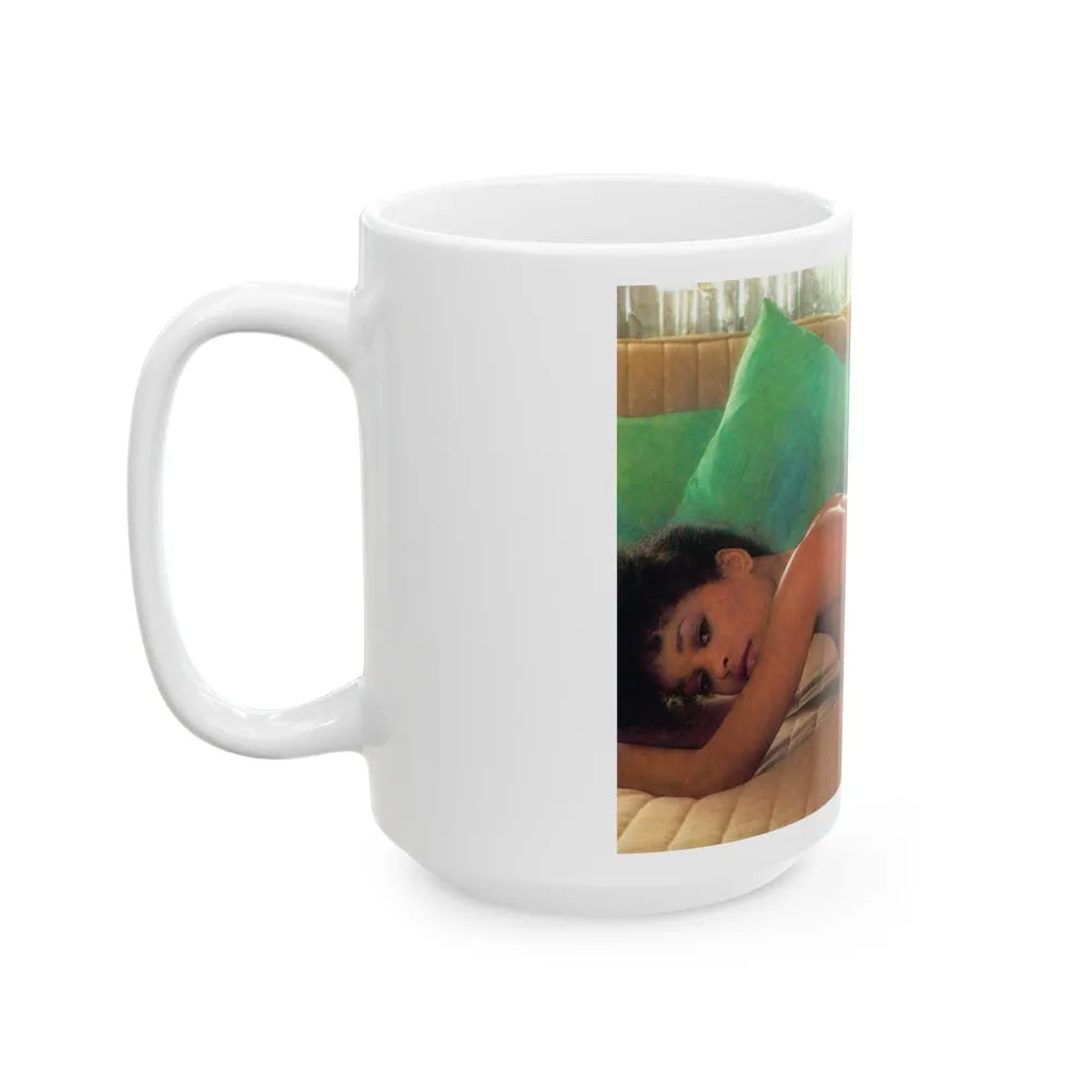 Ola Ray #96 (Vintage Female Icon) White Coffee Mug-Go Mug Yourself