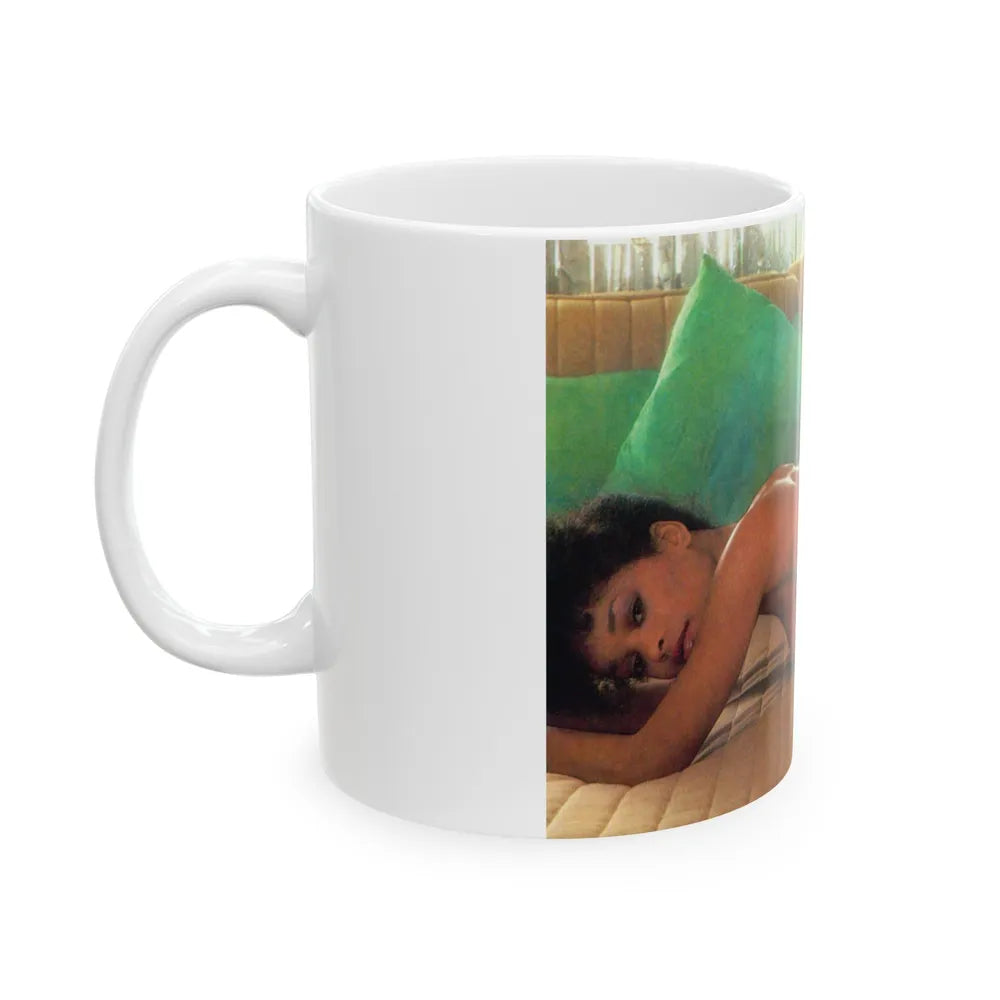 Ola Ray #96 (Vintage Female Icon) White Coffee Mug-Go Mug Yourself