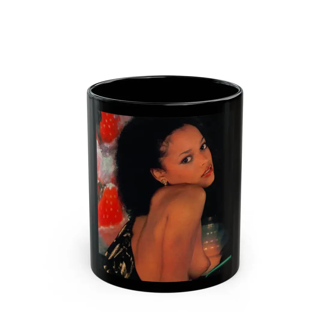 Ola Ray #97 (Vintage Female Icon) Black Coffee Mug 11oz - Go Mug Yourself