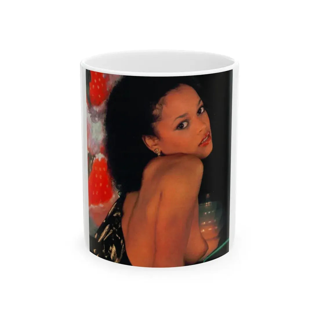 Ola Ray #97 (Vintage Female Icon) White Coffee Mug 11oz - Go Mug Yourself