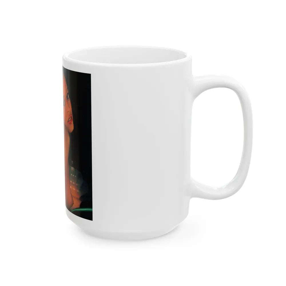 Ola Ray #97 (Vintage Female Icon) White Coffee Mug-Go Mug Yourself