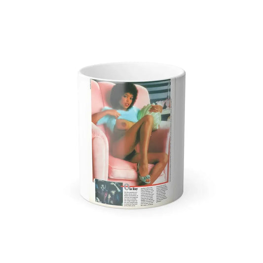 Ola Ray #98 (Vintage Female Icon) Color Changing Mug 11oz 11oz - Go Mug Yourself