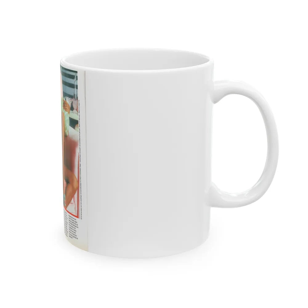 Ola Ray #98 (Vintage Female Icon) White Coffee Mug-Go Mug Yourself