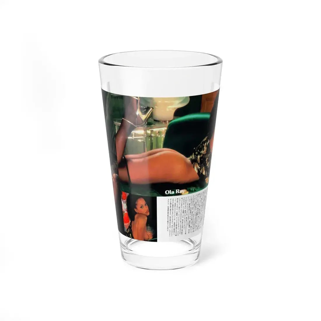 Ola Ray #99 (Vintage Female Icon) Pint Glass 16oz 16oz - Go Mug Yourself