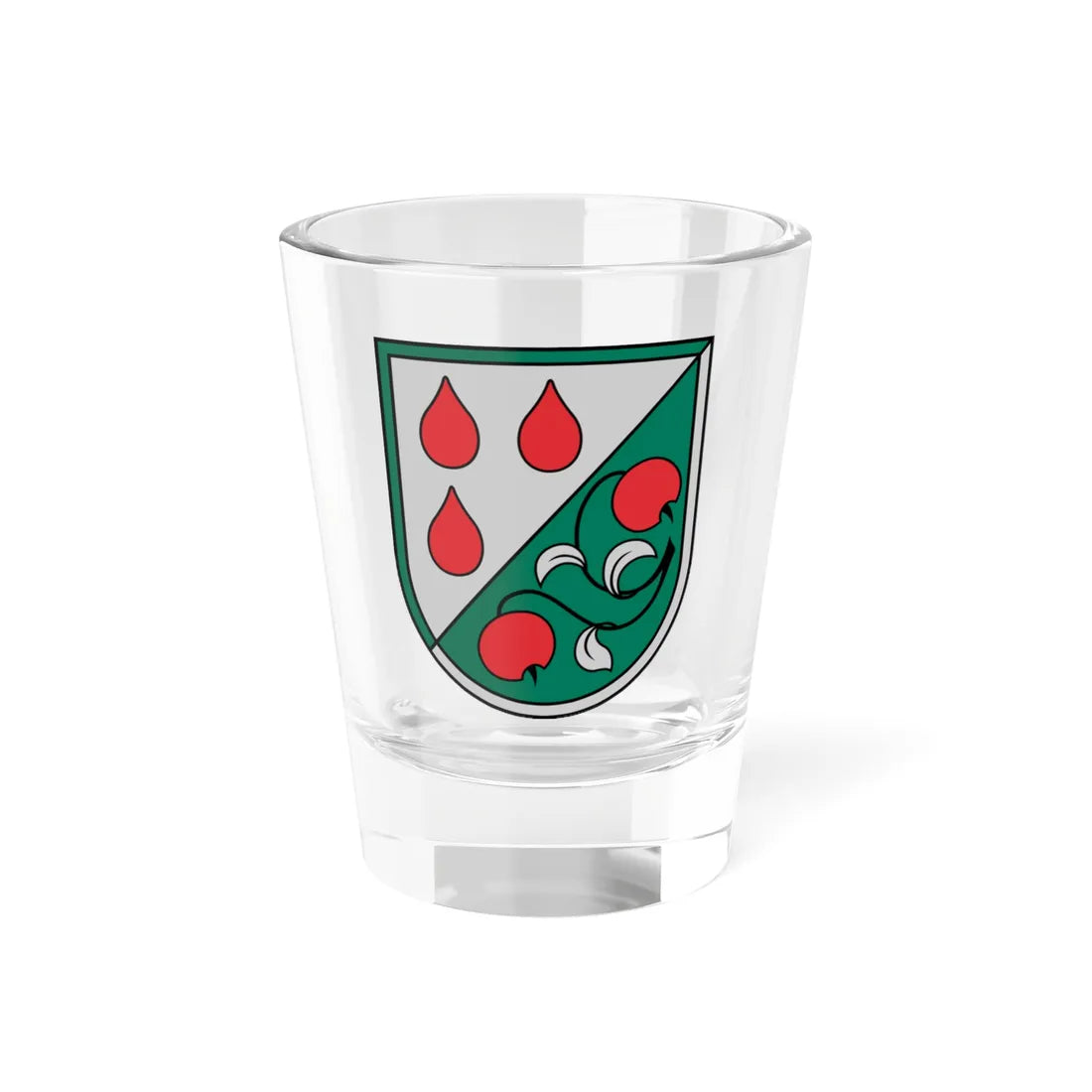 Olaines novads COA (Latvia) (Coat of Arms) Shot Glass 1.5oz 1.5oz - Go Mug Yourself