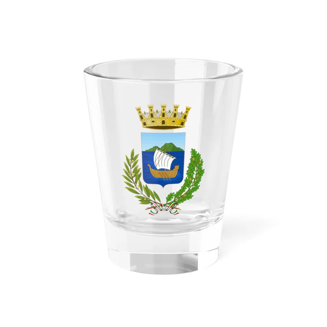 Olbia-Stemma 2 (Italy) (Coat of Arms) Shot Glass 1.5oz 1.5oz - Go Mug Yourself