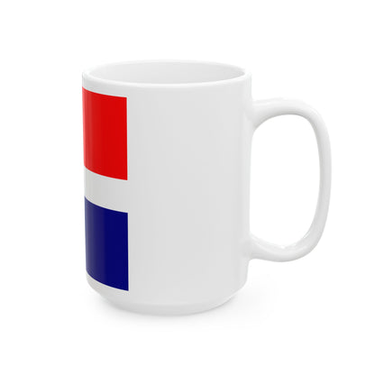 Old Acadia Flag (Canada) White Coffee Mug-Go Mug Yourself