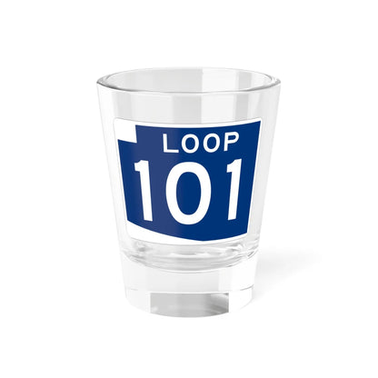 Old Arizona Loop 101 (Arizona) (Road Sign) Shot Glass 1.5oz 1.5oz - Go Mug Yourself