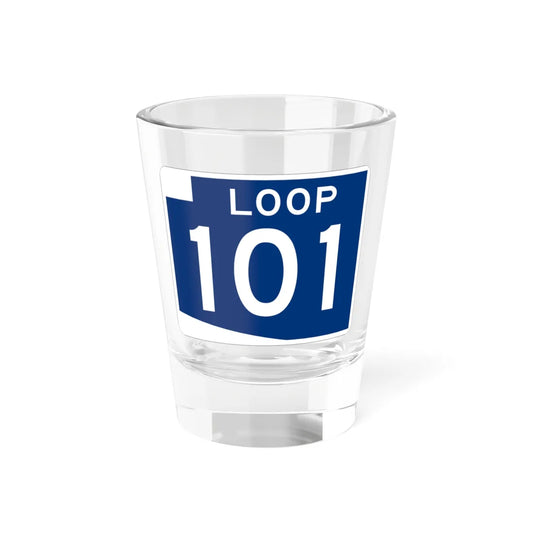 Old Arizona Loop 101 (Arizona) (Road Sign) Shot Glass 1.5oz 1.5oz - Go Mug Yourself
