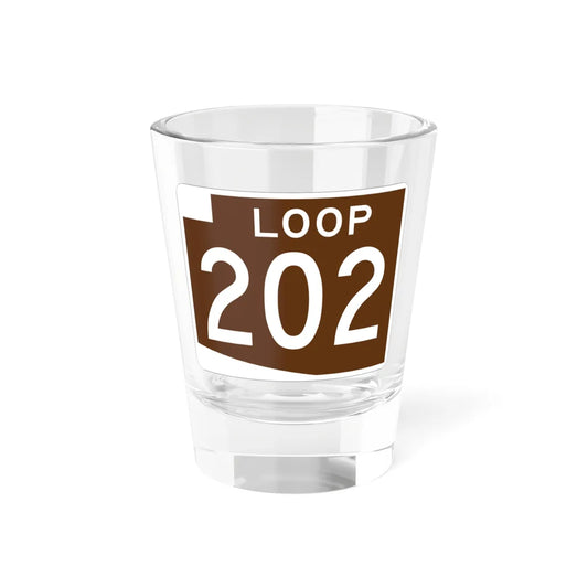 Old Arizona Loop 202 (Arizona) (Road Sign) Shot Glass 1.5oz 1.5oz - Go Mug Yourself