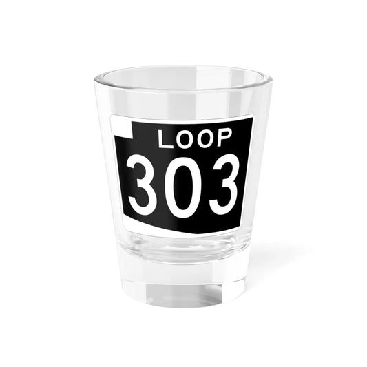 Old Arizona Loop 303 (Arizona) (Road Sign) Shot Glass 1.5oz 1.5oz - Go Mug Yourself