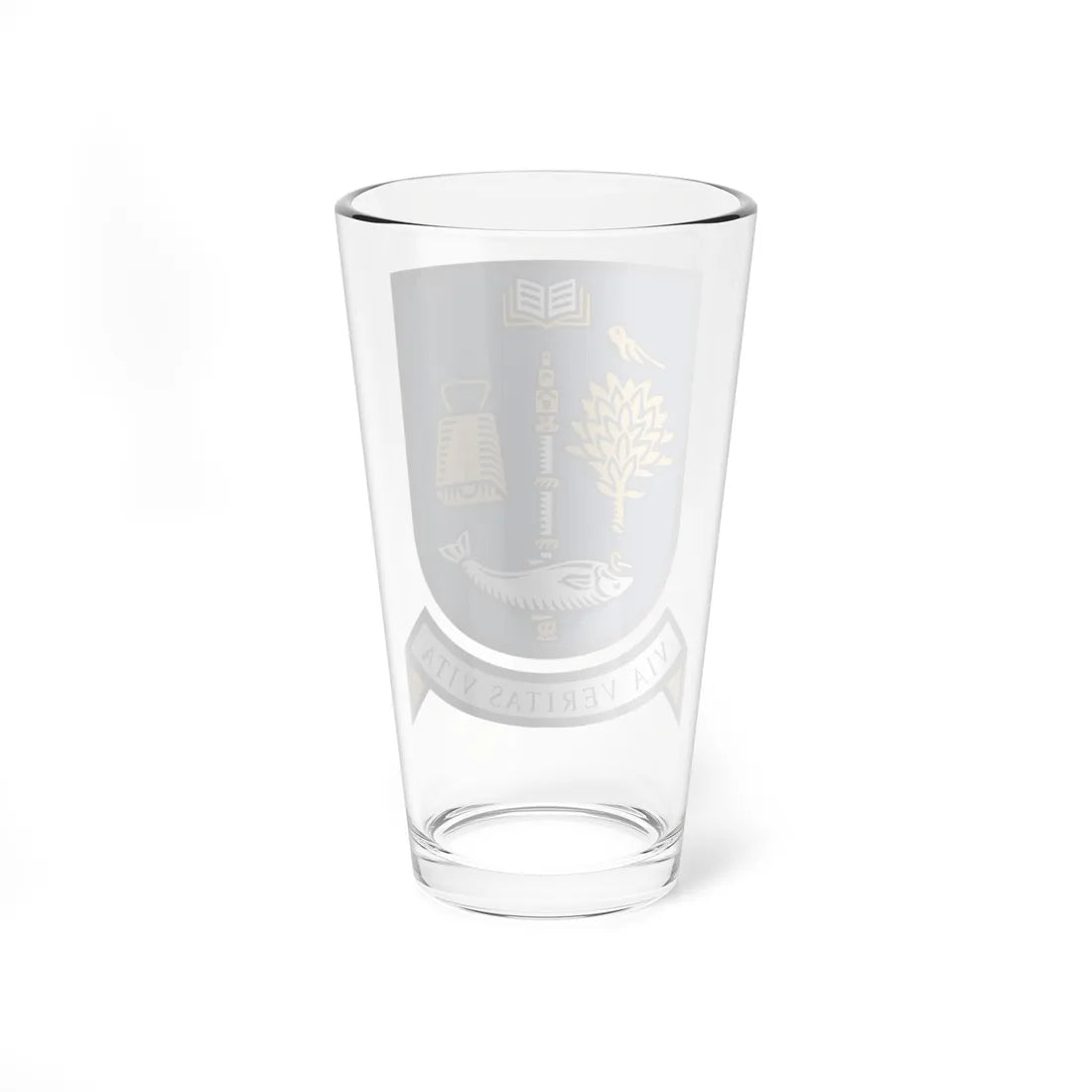 Old arms of University of Glasgow (Scotland) (Coat of Arms) Pint Glass 16oz - Go Mug Yourself