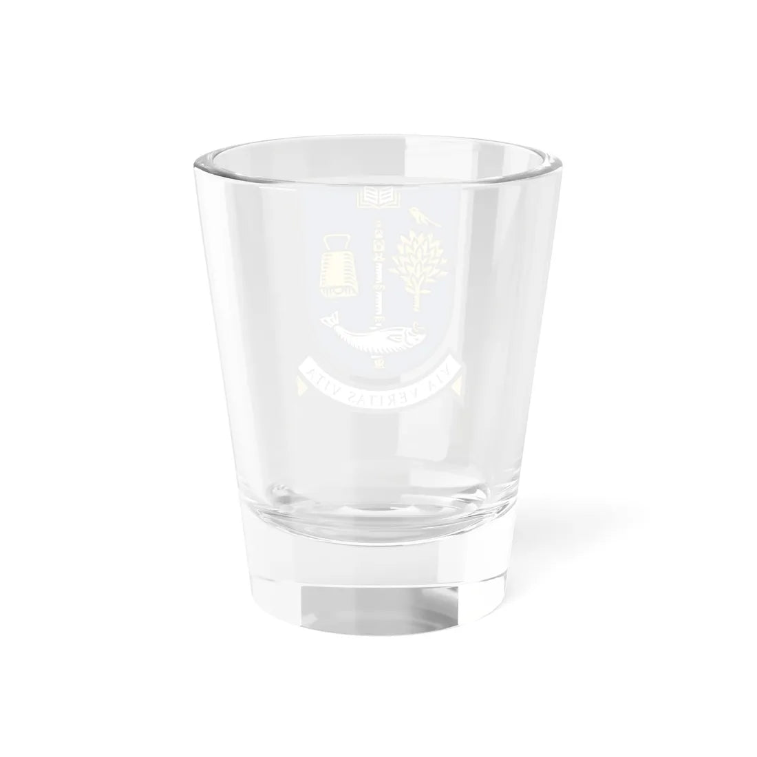 Old arms of University of Glasgow (Scotland) (Coat of Arms) Shot Glass 1.5oz - Go Mug Yourself