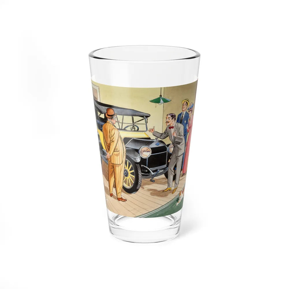 Old Chevy Touring Car (Magazine Illustration) Pint Glass 16oz-16oz-Go Mug Yourself