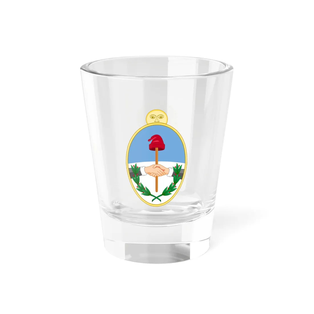 Old Coat of Arms of Catamarca (Argentina) (Coat of Arms) Shot Glass 1.5oz 1.5oz - Go Mug Yourself