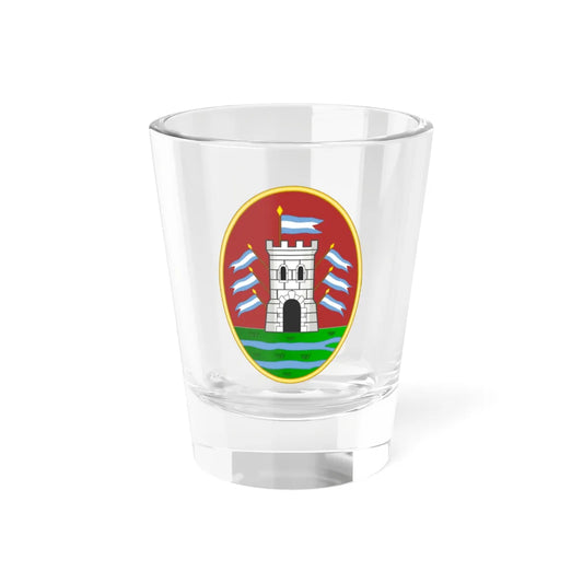 Old Coat of Arms of Cordoba Province Argentina (Argentina) (Coat of Arms) Shot Glass 1.5oz 1.5oz - Go Mug Yourself