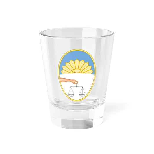 Old Coat of Arms of Eastern Province (Argentina) (Coat of Arms) Shot Glass 1.5oz 1.5oz - Go Mug Yourself