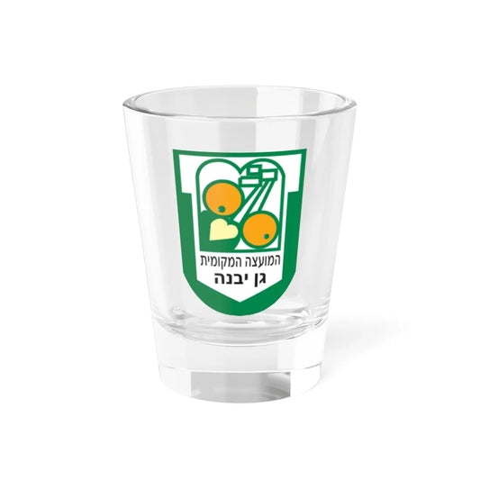 Old Coat of Arms of Gan Yavne (Israel) (Coat of Arms) Shot Glass 1.5oz 1.5oz - Go Mug Yourself