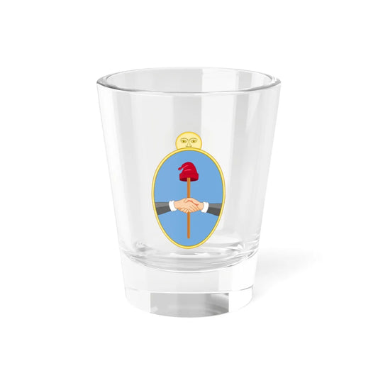 Old Coat of Arms of La Rioja Argentina (Argentina) (Coat of Arms) Shot Glass 1.5oz 1.5oz - Go Mug Yourself