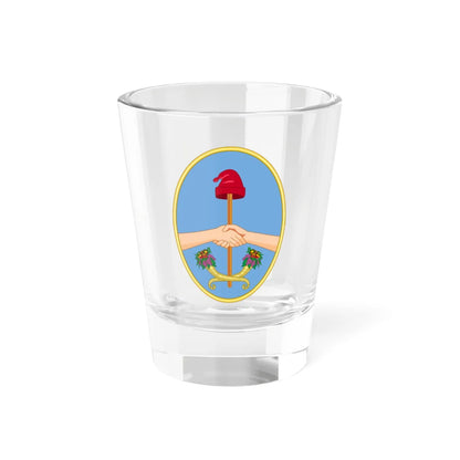 Old Coat of Arms of Mendoza (Argentina) (Coat of Arms) Shot Glass 1.5oz 1.5oz - Go Mug Yourself