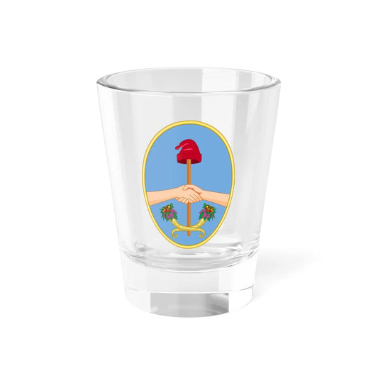 Old Coat of Arms of Mendoza (Argentina) (Coat of Arms) Shot Glass 1.5oz 1.5oz - Go Mug Yourself