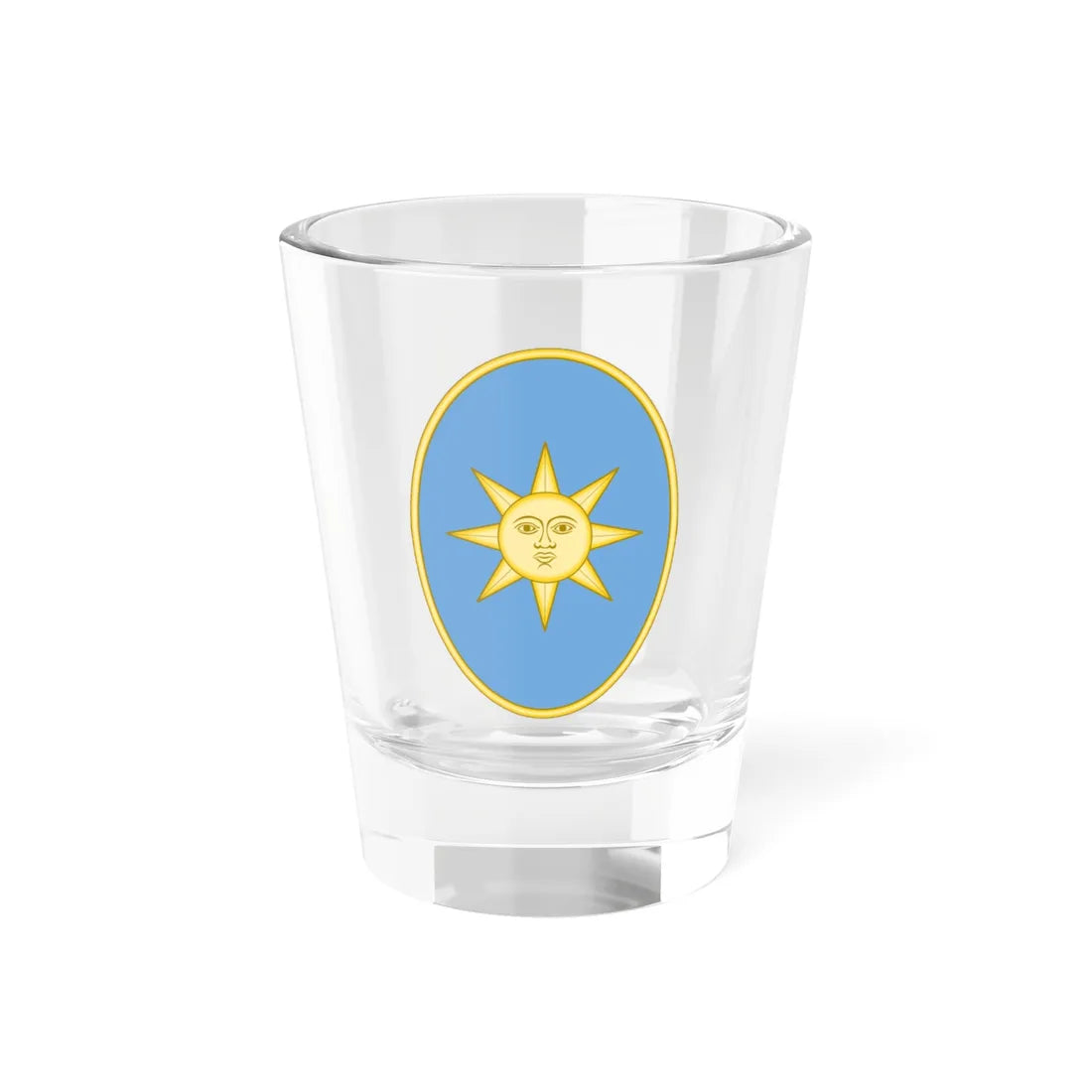 Old Coat of Arms of Salta Province (Argentina) (Coat of Arms) Shot Glass 1.5oz 1.5oz - Go Mug Yourself