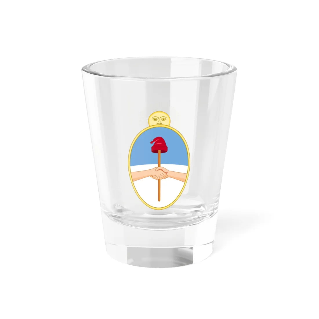Old Coat of Arms of Tucuman Province (Argentina) (Coat of Arms) Shot Glass 1.5oz 1.5oz - Go Mug Yourself