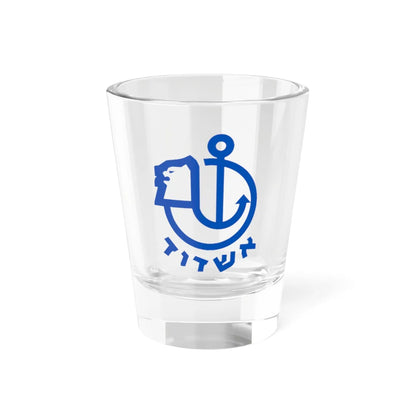 Old Coats of arms of Ashdod (Israel) (Coat of Arms) Shot Glass 1.5oz - Go Mug Yourself