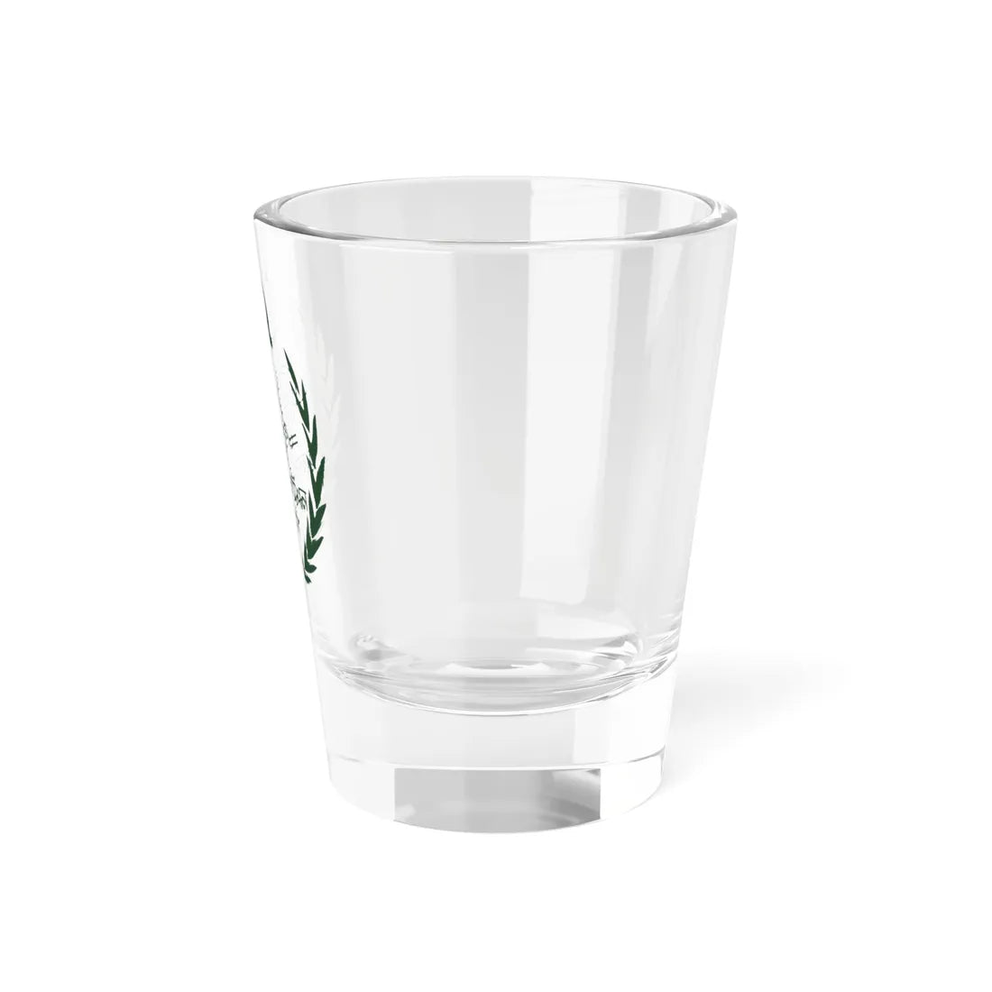 Old Emblem of the Election Commission of Pakistan green variant (Pakistan) (Coat of Arms) Shot Glass 1.5oz - Go Mug Yourself