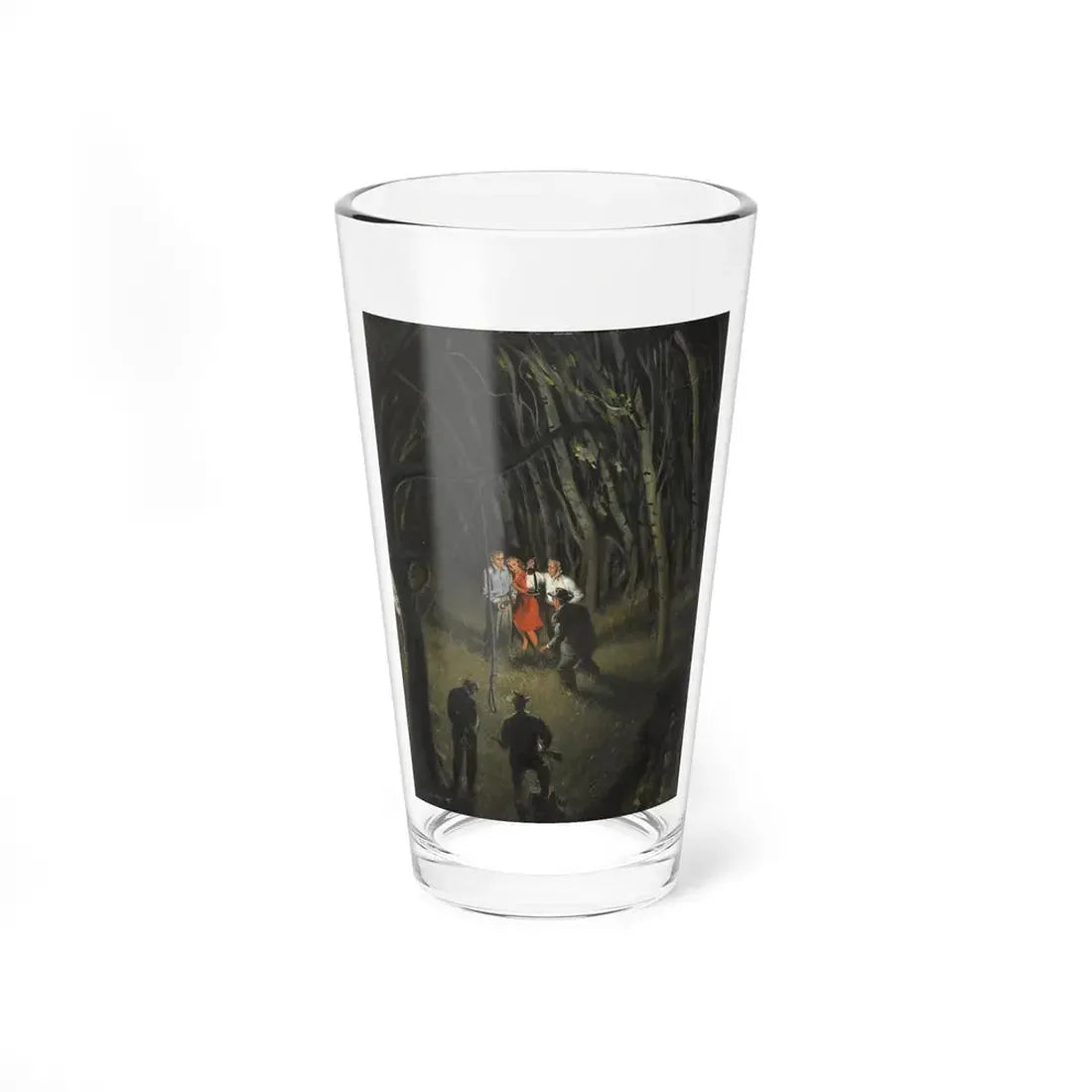 Old Feuds Never Die, Saturday Evening Post illustration (Magazine Illustration) Pint Glass 16oz 16oz - Go Mug Yourself
