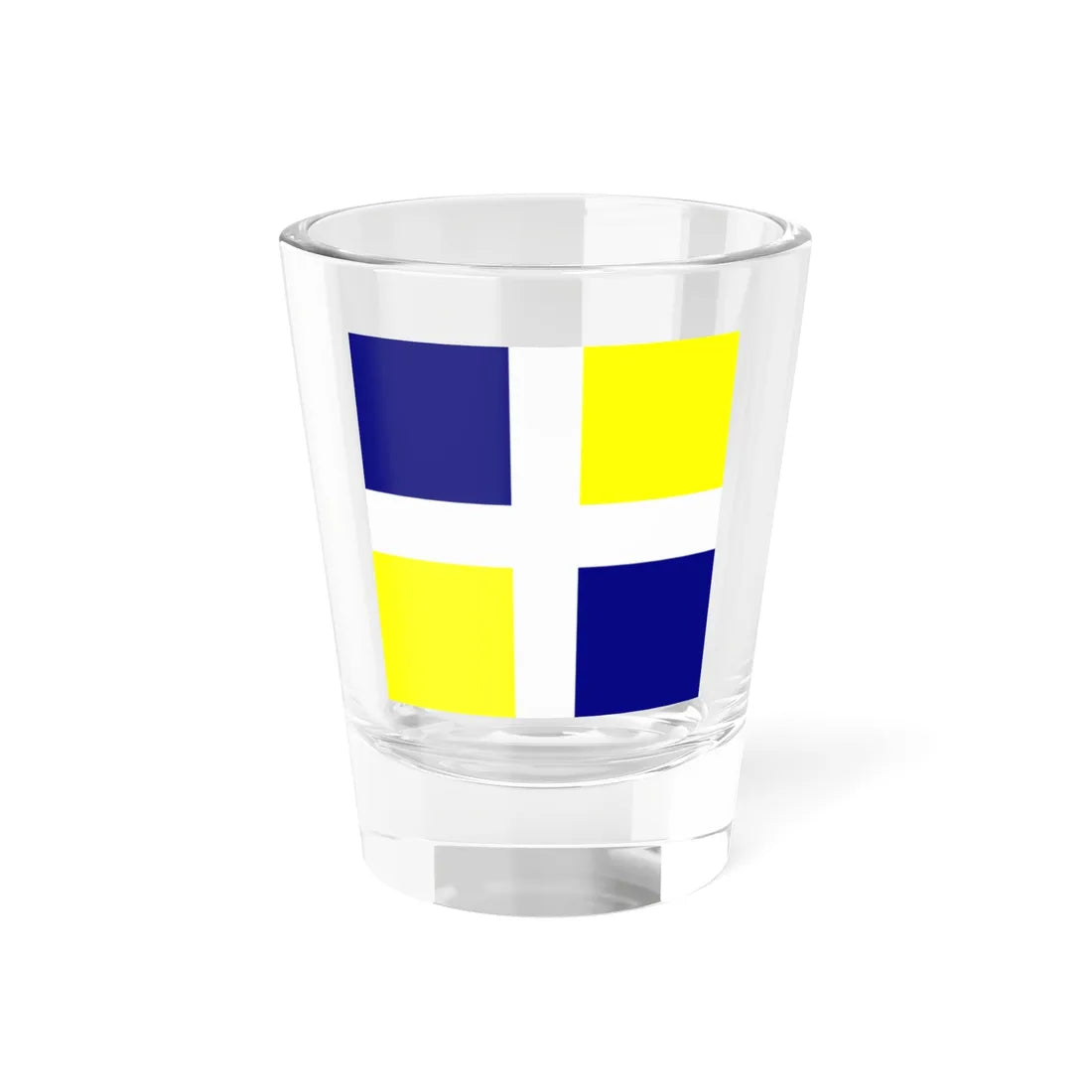 Old Flag Louisianna (United States) Shot Glass 1.5oz 1.5oz - Go Mug Yourself