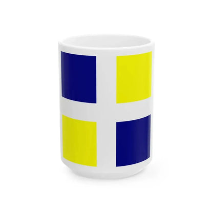 Old Flag Louisianna (United States) White Coffee Mug 15oz - Go Mug Yourself