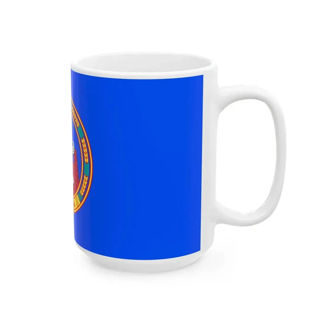 Old flag of Astana (Kazakhstan) White Coffee Mug - Go Mug Yourself