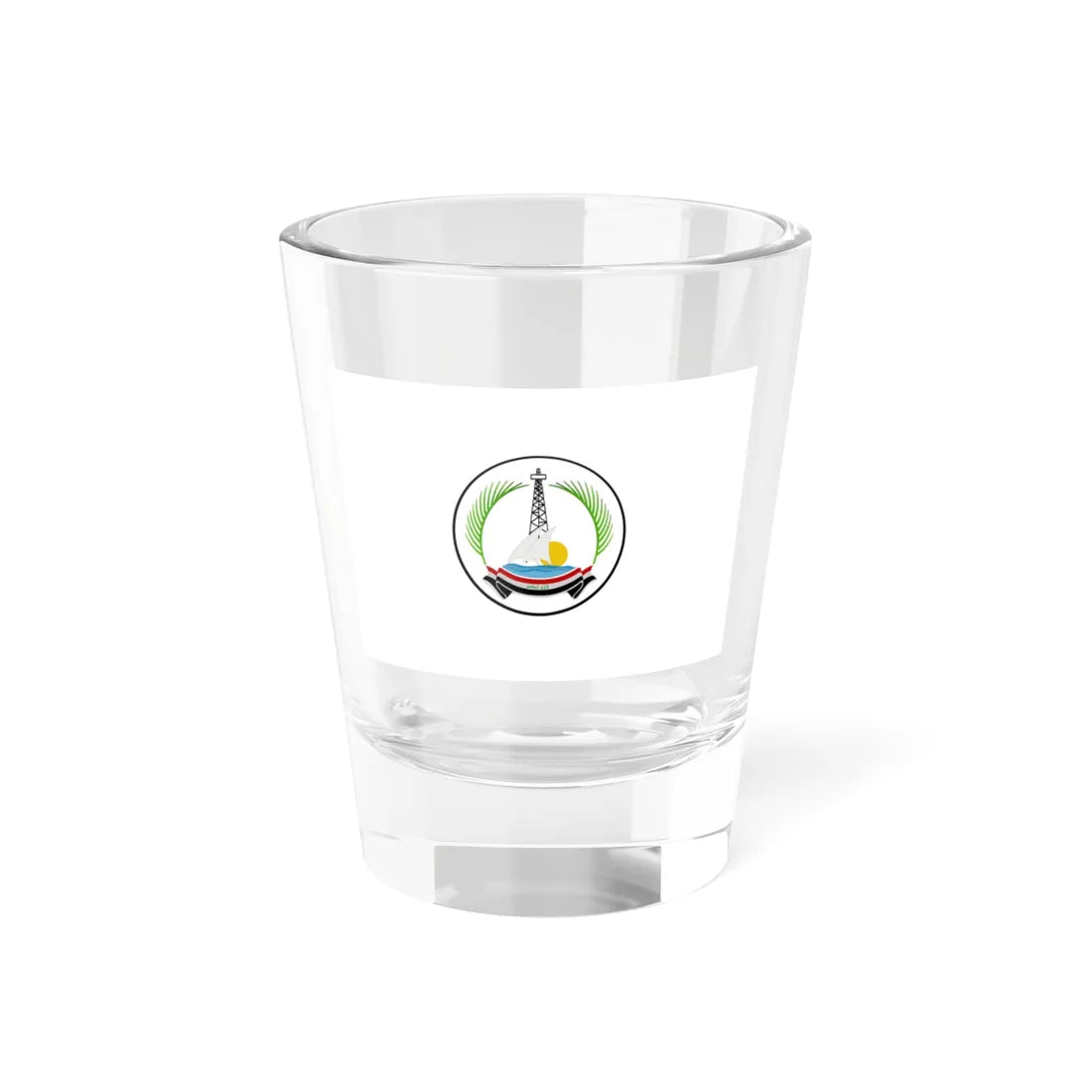 Old Flag of Basra Governorate (Iraq) Shot Glass 1.5oz 1.5oz - Go Mug Yourself